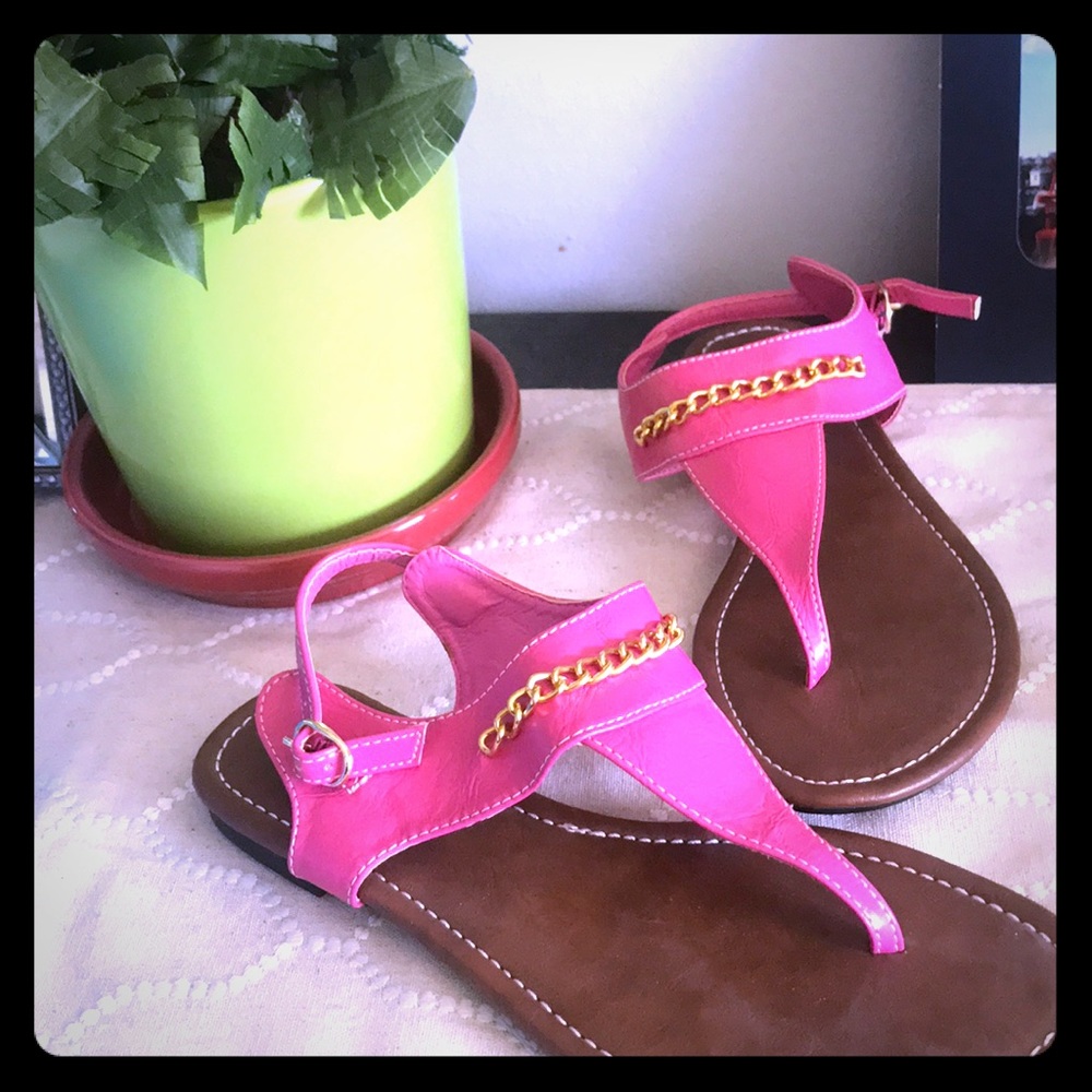 🔴Cute pink summer sandals